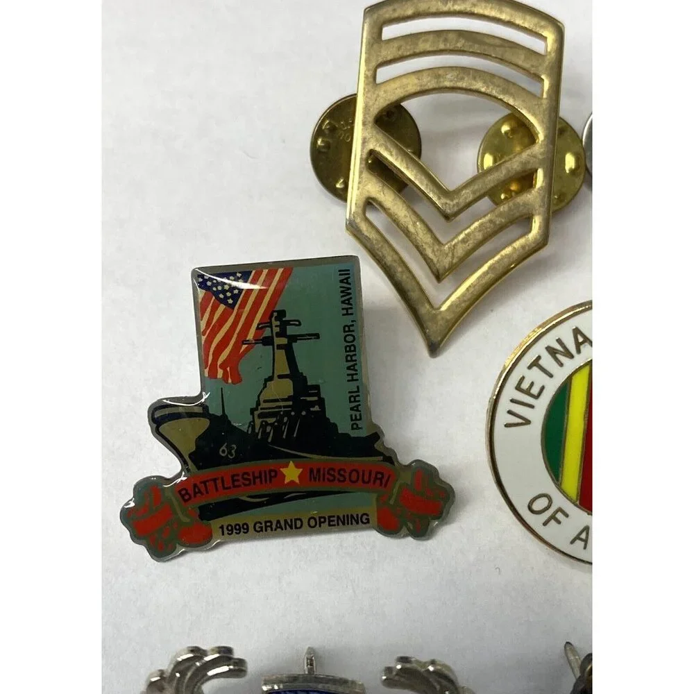 Sgt Pearl Harbor 82nd Airborne Military Insignia Badge US Army Pin LOT 7